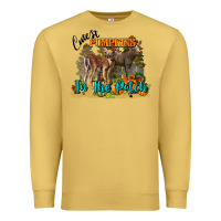 Antique Gold Fall Cutest Pumpkin In The Patch Deer Premium Sweatshirt - LillyAllenDesigns
