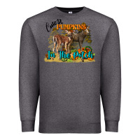 Charcoal Heather Fall Cutest Pumpkin In The Patch Deer Premium Sweatshirt - LillyAllenDesigns