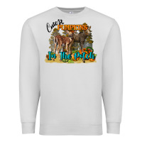 Dove Grey Fall Cutest Pumpkin In The Patch Deer Premium Sweatshirt - LillyAllenDesigns