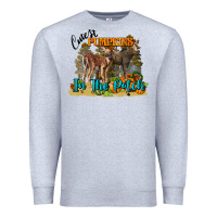 Heather Grey Fall Cutest Pumpkin In The Patch Deer Premium Sweatshirt - LillyAllenDesigns