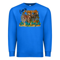 True Royal Fall Cutest Pumpkin In The Patch Deer Premium Sweatshirt - LillyAllenDesigns