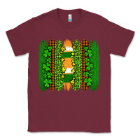 Burgundy st patricks  brushstrokes Classic Tee - AdoDesignShop