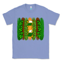 Colony Blue st patricks  brushstrokes Classic Tee - AdoDesignShop