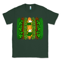 Sports Green st patricks  brushstrokes Classic Tee - AdoDesignShop