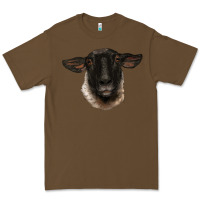 Cacao suffolk ewe head Premium Tee - BarkalooDesign