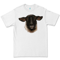 White suffolk ewe head Premium Tee - BarkalooDesign