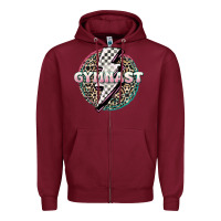 Burgundy gymnast Zipper Hoodie - MaliasSmallBusiness