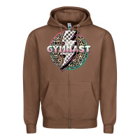 Chestnut gymnast Zipper Hoodie - MaliasSmallBusiness