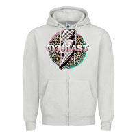 Dove Grey gymnast Zipper Hoodie - MaliasSmallBusiness