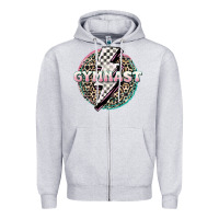 Heather Grey gymnast Zipper Hoodie - MaliasSmallBusiness