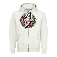 Oatmeal Heather gymnast Zipper Hoodie - MaliasSmallBusiness