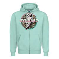 Seafoam gymnast Zipper Hoodie - MaliasSmallBusiness