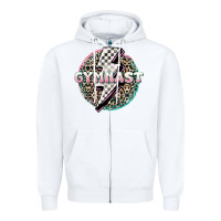 White gymnast Zipper Hoodie - MaliasSmallBusiness