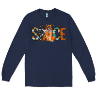 Navy pumpkin spice latte Long Sleeve Tee - Jasminsmagicworld