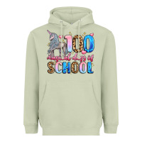Matcha 100 magical days of school Heavyweight Hoodie - LillyAllenDesigns