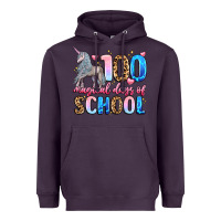 Plum 100 magical days of school Heavyweight Hoodie - LillyAllenDesigns