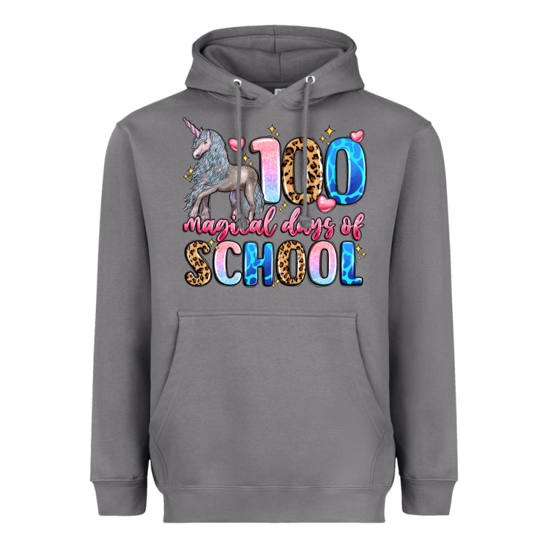 100 Magical Days Of School Heavyweight Hoodie by LillyAllenDesigns | Teevron