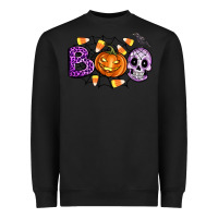 Black Boo halloween Heavyweight Sweatshirt - Artiststas