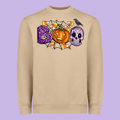 Boo Halloween Heavyweight Sweatshirt Designed By Artiststas