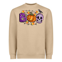 Mushroom Boo halloween Heavyweight Sweatshirt - Artiststas