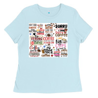 Baby Blue funny coffee quotes Ladies Tee - MaliasSmallBusiness