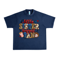 Navy little sister biggest fan baseball Urban Heavy Tee - Jasminsmagicworld