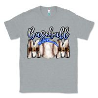 Heather Grey Baseball Mom Classic Tee - CowhideDigitalArt