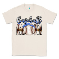 Natural Baseball Mom Classic Tee - CowhideDigitalArt