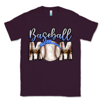 Plum Baseball Mom Classic Tee - CowhideDigitalArt