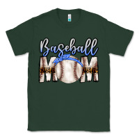 Sports Green Baseball Mom Classic Tee - CowhideDigitalArt