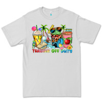 Dove Grey teacher off duty coffee cups Premium Tee - Zillion Design Studio