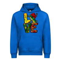 Cobalt love juneteenth Urban Hoodie - CowGirlArtShop