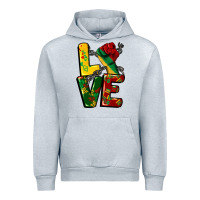 Heather Grey love juneteenth Urban Hoodie - CowGirlArtShop