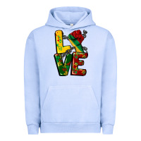 Pigment Grape Ice love juneteenth Urban Hoodie - CowGirlArtShop
