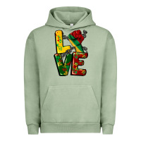 Pigment Oil Green love juneteenth Urban Hoodie - CowGirlArtShop