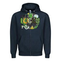 Navy one lucky nurse Zipper Hoodie - MaliasSmallBusiness