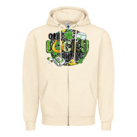 Sandshell one lucky nurse Zipper Hoodie - MaliasSmallBusiness