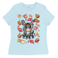 Baby Blue mi donkey mexican concha Ladies Tee - MaliasSmallBusiness
