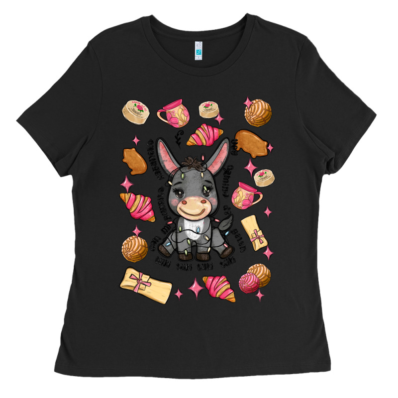 Mi Donkey Mexican Concha Ladies Tee by MaliasSmallBusiness | Teevron