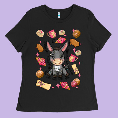 Ladies Tee mi donkey mexican concha