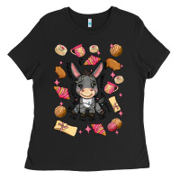 Black mi donkey mexican concha Ladies Tee - MaliasSmallBusiness