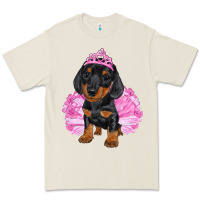 Bone Balerina Dachshund With Tutu Premium Tee - RanaPortraitStore
