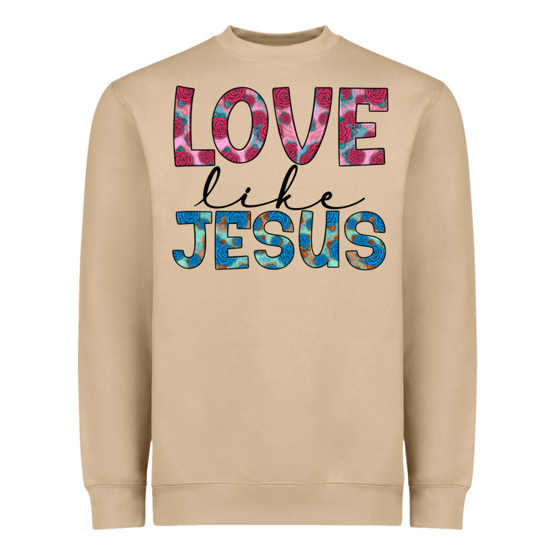 Love Like Jesus Heavyweight Sweatshirt by JahusDesignShop | Teevron