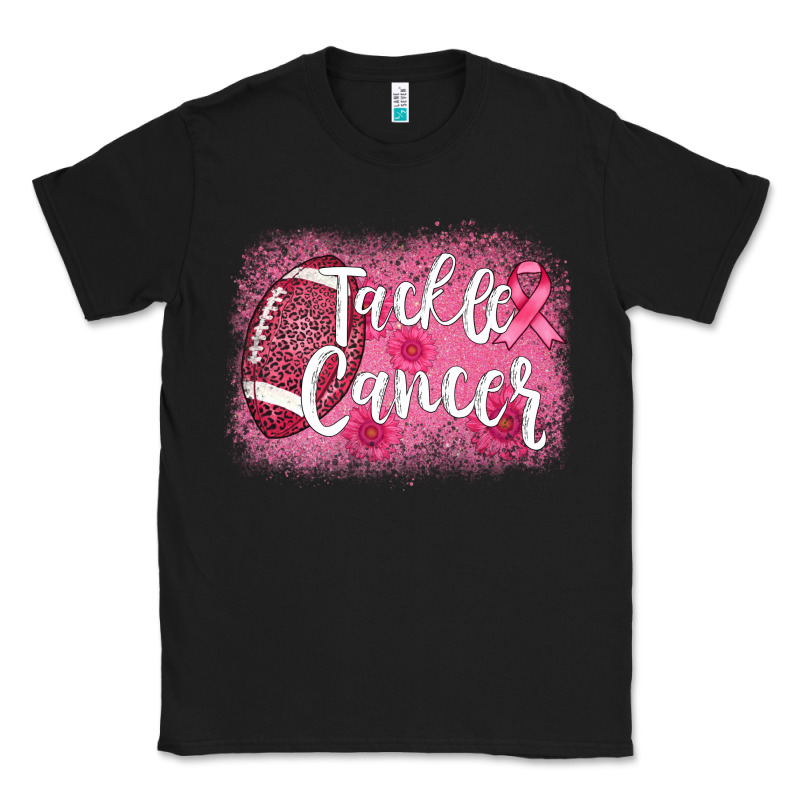 Tackle Cancer Football Leopard Classic Tee by AdoDesignShop | Teevron