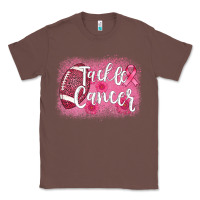 Chestnut tackle cancer football leopard Classic Tee - AdoDesignShop