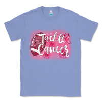 Colony Blue tackle cancer football leopard Classic Tee - AdoDesignShop
