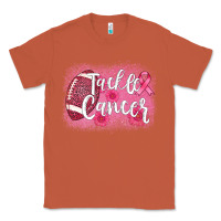 Copper tackle cancer football leopard Classic Tee - AdoDesignShop