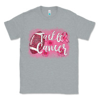 Heather Grey tackle cancer football leopard Classic Tee - AdoDesignShop