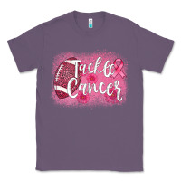 Lavender tackle cancer football leopard Classic Tee - AdoDesignShop