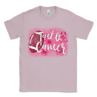 Lilac tackle cancer football leopard Classic Tee - AdoDesignShop